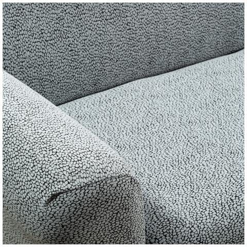 Copridivano Elasticizzato Cosmic In Cotone Colore Grigio Misura 3 Posti - Foto 2