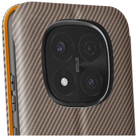 Custodia Effetto Carbonio Per Redmi Note 14 Pro Con Portacarte - Foto 2