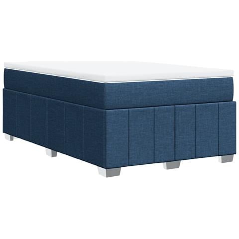 Giroletto a Molle con Materasso Blu 120x190 cm in Tessuto - Foto 9