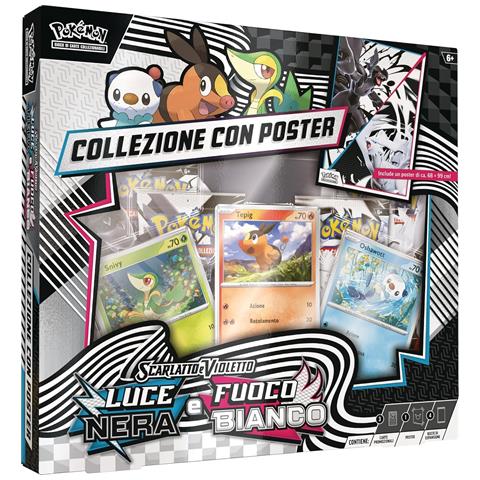 Pokemon Fuoco Bianco E Luce Nera Collezione Con Poster Unima - Foto 1
