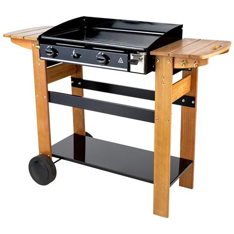 Piastra A Gas Ascain 2 Bruciatori 6kw - Legno - Foto 1