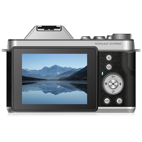 Prixton Digital Cam 4k 64mp Nomad Dc950 Wifi, Schermo Ips, Stabilizzazione Eis Anti-shake, Zoom Ottico 10x, Autonomia 85 Minuti, Schede Sd Fino A 256gb - Foto 2