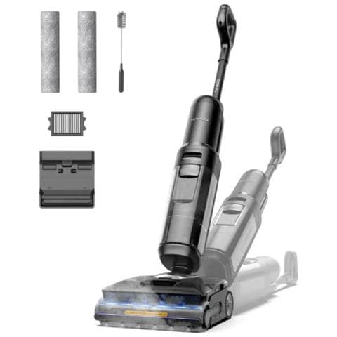 Aspirapolvere a Vapore FLOOR ONE S7 Senza sacchetto Stretch Steam Autonomia 80 min Colore Nero - Foto 1