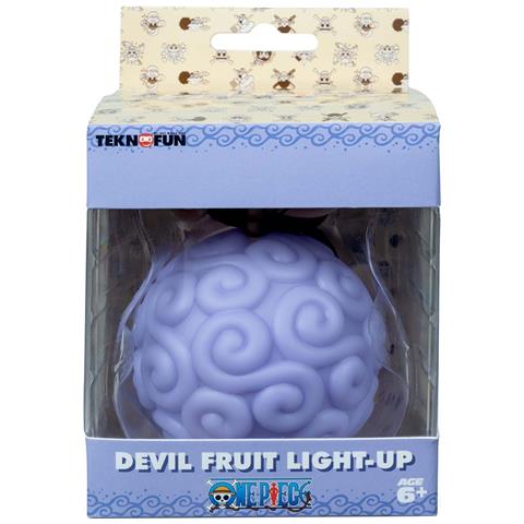 Lampada Led 8cm Modello Frutto Gomma Gomma One Piece Con Dragonne, Viola - Foto 2