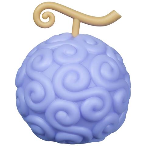 Lampada Led 8cm Modello Frutto Gomma Gomma One Piece Con Dragonne, Viola - Foto 1