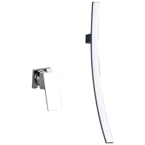 Rubinetto per lavabo da bagno, Blackswan, tipo M19, modello cromato, misura 70 cm - Foto 1