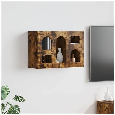 Armadio pensile Rovere fumé 60 x 20 x 40 cm Legno multistrato - Foto 2