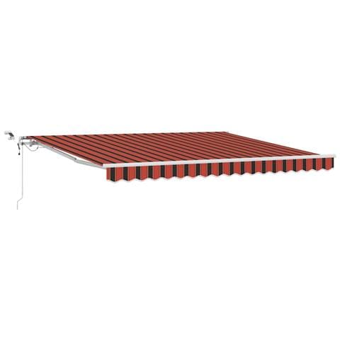 Tenda Retrattile Arancione e Marrone 400 × 350 cm - Foto 1