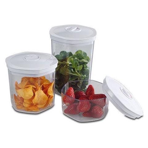 92278 recipiente per cibo Altro Scatola Trasparente, Bianco 3 pz - Foto 1
