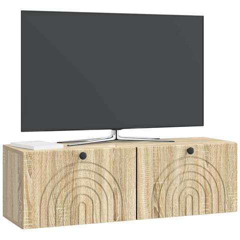 Mobile Porta TV da Muro Rovere Sonoma 98 x 31 x 30 cm - Foto 2
