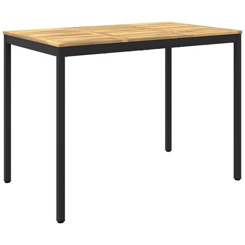 Tavolo Bar da Giardino Bianco e Nero 147 x 88,5 x 105 cm - Foto 1