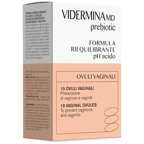 Vidermina Prebiotic Ovuli Vaginali 10 Pezzi - Foto 1