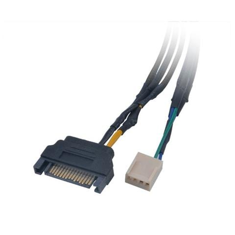 FLEXA FP3S, SATA, 0,3m, Nero, 3 x 4pin PWM - Foto 3