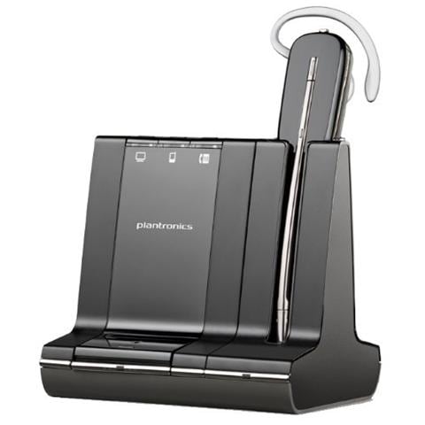 Savi W740 Cuffia Mono Hook Fascia o Cintura di Fissaggio al Collo UC per il Telefono PC e Mobile Wireless - Nero - Foto 1