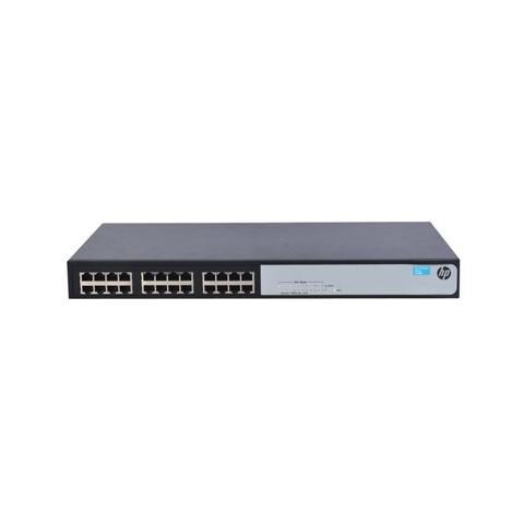 E OfficeConnect 1410 24 R - Switch - unmanaged - 24 x 10/100 - desktop, - Foto 2