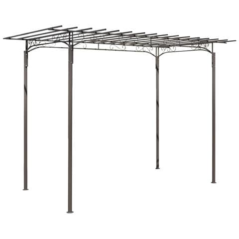 Arco pergola da giardino per rose in acciaio decorazione giardino - Foto 1