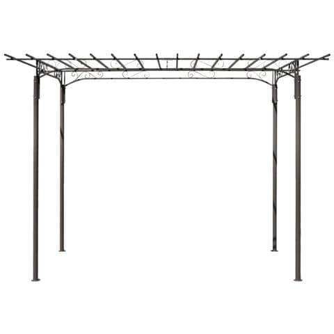 Arco pergola da giardino per rose in acciaio decorazione giardino - Foto 4