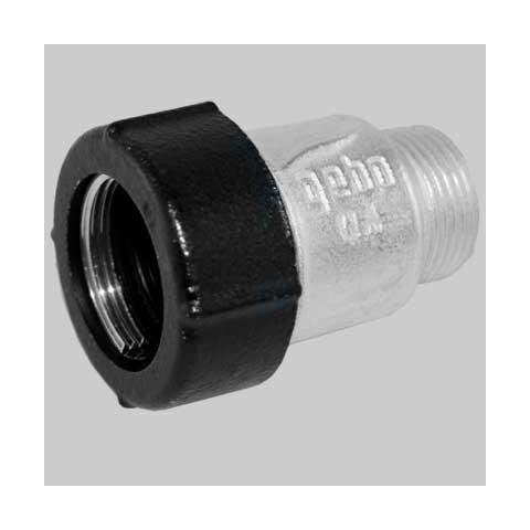 Raccordo Rapido Per Ferro Bigiunto Maschio 3/8"" 1/2"" 3/4"" 1"" 1.1/4"" 1.1/2"" 2"" Gebho - Foto 4