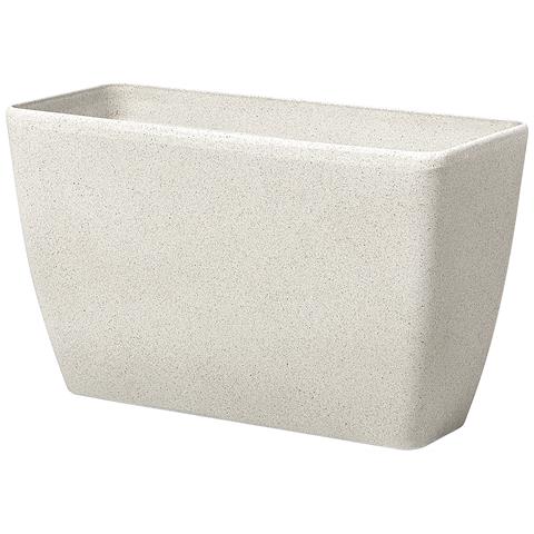 Vaso Da Fiori Moderno Rettangolare Bianco 74x32x45cm Baris - Foto 34