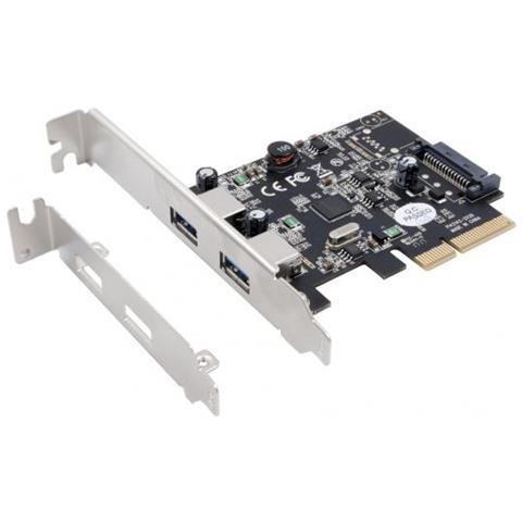 Ex-12001-2 - Usb-adapter - Pcie X2 Low-profile - Usb 3,1 Gen 2 X 2 (ex-12001-2)  - Foto 1