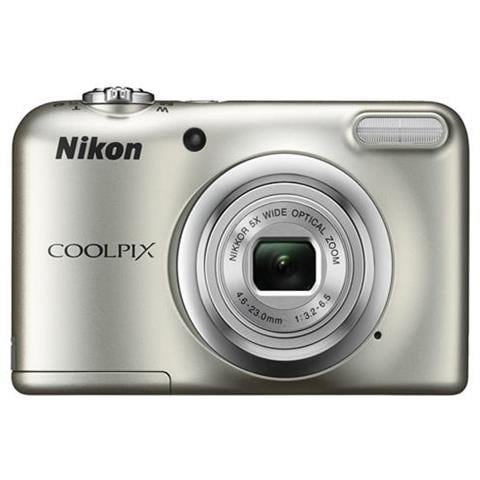 Kit Fotocamera Digitale Compatta Coolpix A10 Argento Sensore CCD 16.1 Mpx HD + Custodia Nera  - Foto 2
