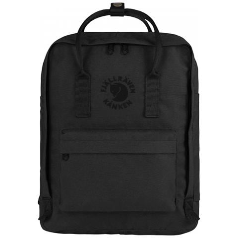 Re-Kånken, Nero, Poliestere, Front pocket, Cerniera - Foto 1
