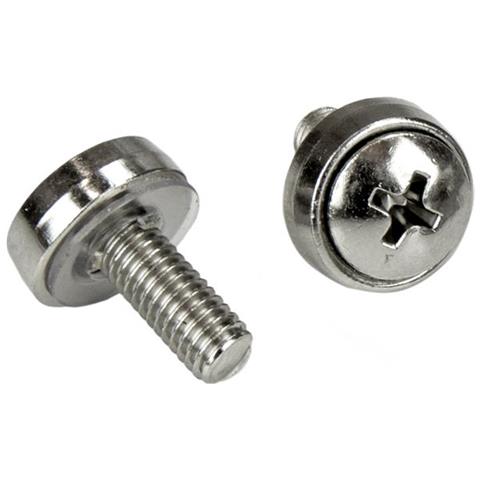 Confezione da 20 viti di fissaggio M5 e Dadi Ingabbiati per Armadi Server Rack - Foto 2