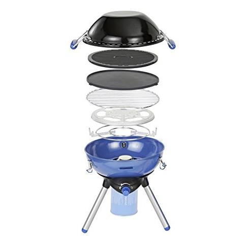 Party Grill 400 CV Griglia di contatto Da tavolo Gas naturale 2000W Nero, Blu - Foto 1