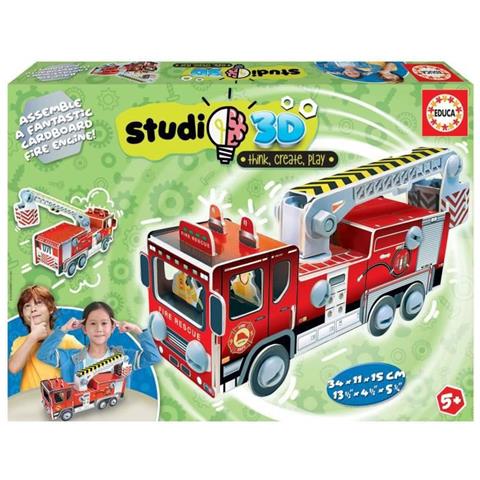 Puzzle - Studio 3d Camion Dei Pompieri - Foto 1