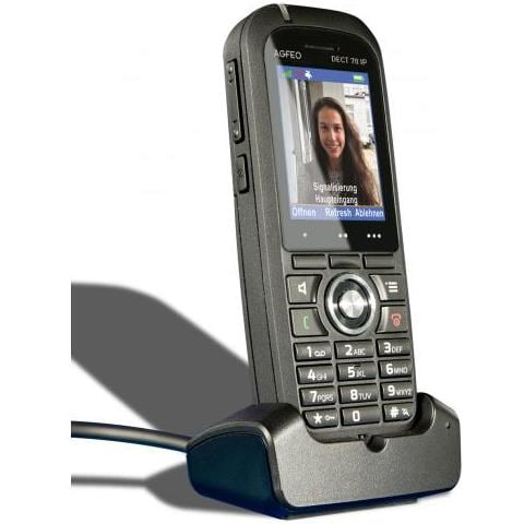 Agfeo Dect 70 Ip Telefono Ip Nero Tft - Foto 1
