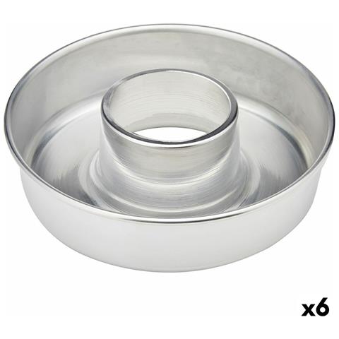 Stampo Per Dolci Vr Alluminio Argentato Ø 28 Cm (6 Unità) - Foto 1