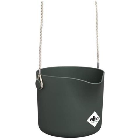 Vaso Sospeso Rotonda Verde Plastica Ø 18 Cm - Foto 1