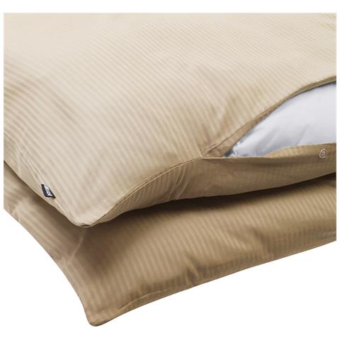 Set Copripiumino In Cotone Satinato Beige 155 X 200 Cm Avondale - Foto 2
