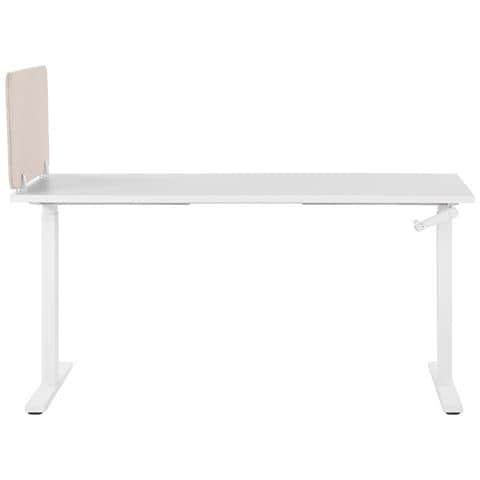 Pannello Divisorio Per Scrivania Beige 72 X 40 Cm Wally - Foto 8