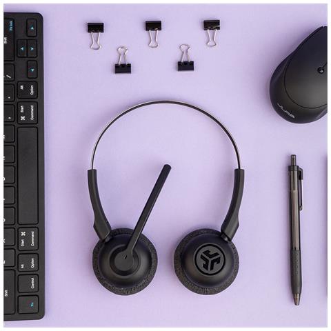 JLab GO Work Pop Auricolare Wireless A Padiglione Musica e Chiamate Bluetooth Nero - Foto 7