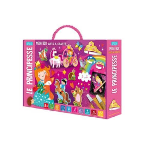 Le Principesse. Mega Box Arts &amp. Crafts. Ediz. A Colori. Con 4 Fondali. Con 6 Modelli 3d - Foto 1