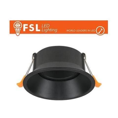 Ghiera orientabile TONDA - Alluminio verniciato a polvere, foro 83mm NERA - Foto 1