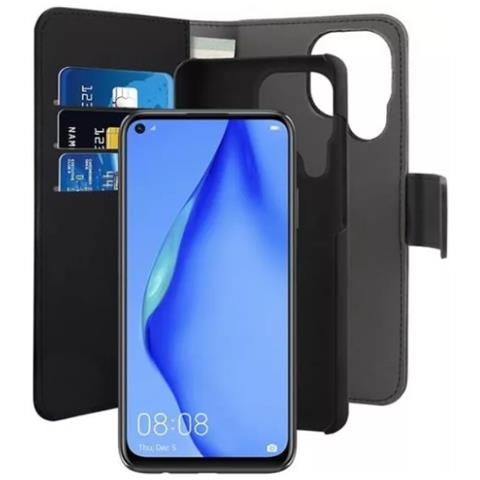 Custodia Per Huawei P40 Lite Folio 2 In 1 Cover Magnetica E Portacarte, Nero - Foto 2