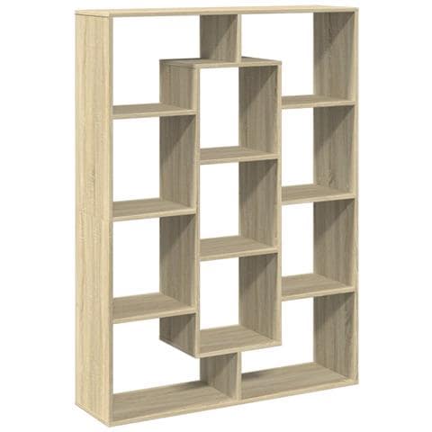 Libreria Rovere Sonoma 102x29x143 Cm In Legno Multistrato - Foto 2