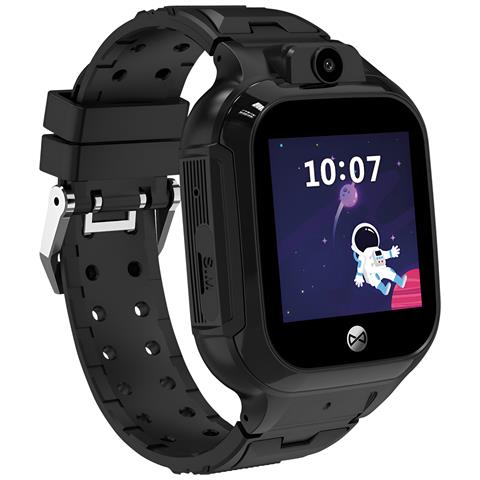 Smartwatch Wi-fi Per Bambini Con Slot Scheda Sim Videochiamate E Gps, Nero - Foto 1