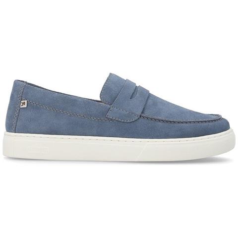 Classic Sneakers Pelle Scamosciata /nabuk Scarpe Uomo Blu Eu 45, U0703-14 - Foto 2