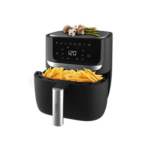 Friggitrice ad Aria Cecofry 03214 Capacità 5.5 Litri 1700 Watt Colore Inox / Nero - Foto 1