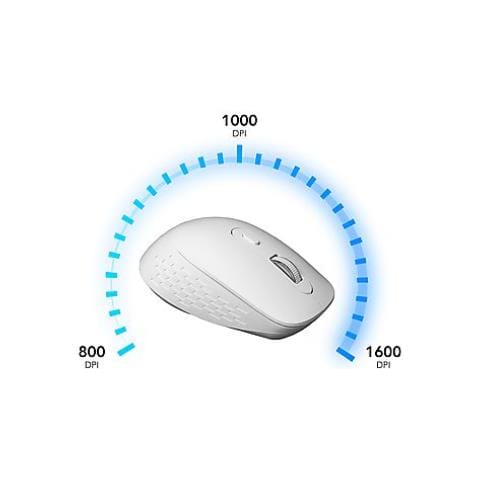 MOUSE CURVE ERGO DUAL BATTERY WHITE SUBMO-EDCUR02 - Foto 4