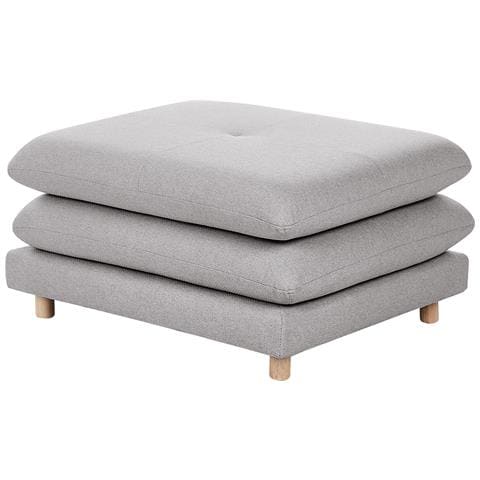 Ottomana Heden Tessuto Grigio - Foto 1