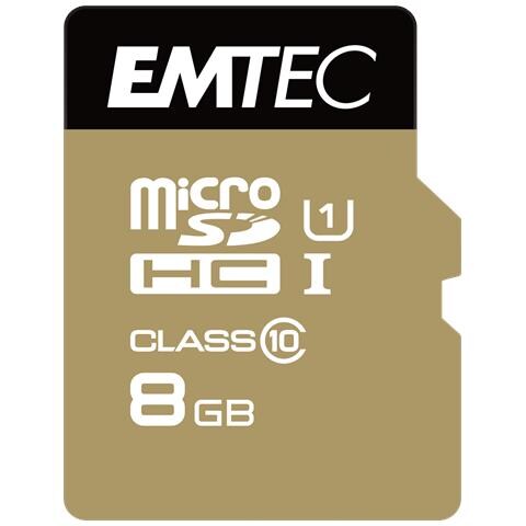 ECMSDM8GHC10GP memoria flash 8 GB MicroSDHC Classe 10 - Foto 1