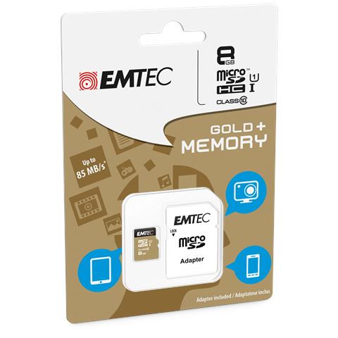 ECMSDM8GHC10GP memoria flash 8 GB MicroSDHC Classe 10 - Foto 3