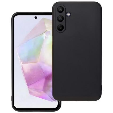 Custodia Tpu Silicone Cover Case Per Samsung Galaxy A36 5g Black - Foto 1