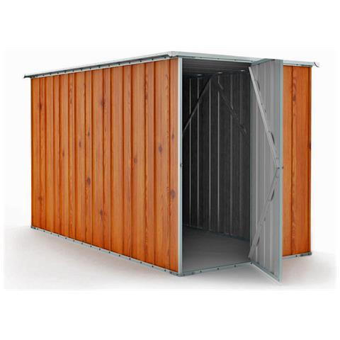 Box Giardino Casetta Attrezzi In Acciaio Zincato 175x307cm X H1.82m - 95kg - 5,4mq - Legno - Foto 2