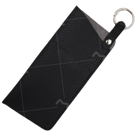 Elegante Custodia Per Occhiali Da Sole E Da Vista In Pelle Pu Black - Foto 3