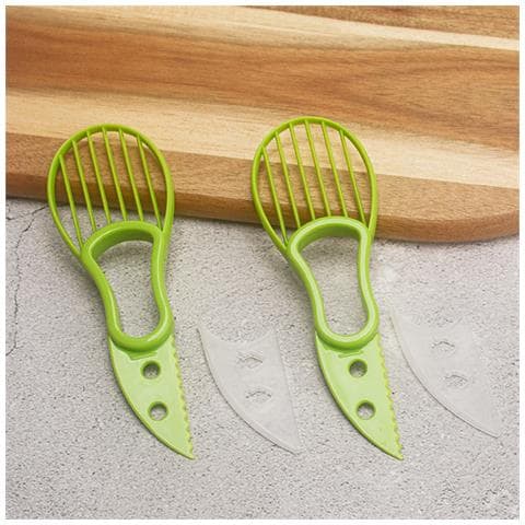 Confezione Da 2 Affetta Avocado 2 In 1 Con Impugnatura Antiscivolo - Foto 2